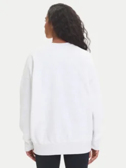 Under Armour Bluza Ua Rival 1386463 Biały Oversize