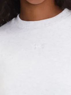 Under Armour Bluza Ua Rival 1386463 Biały Oversize