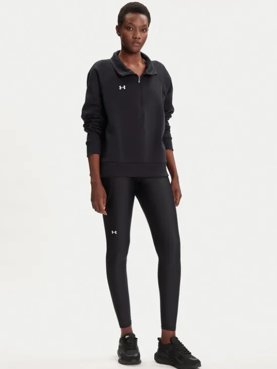 Under Armour Bluza Ua Rival Fleece Hz 1379492-001 Czarny Loose Fit