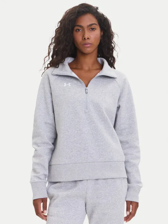 Under Armour Bluza Ua Rival 1379492 Szary Loose Fit