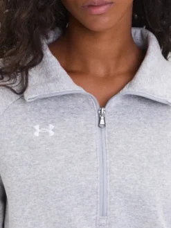 Under Armour Bluza Ua Rival 1379492 Szary Loose Fit