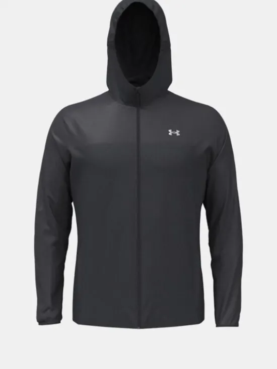 Under Armour Kurtka do biegania UA-6005897-001 Czarny Regular Fit