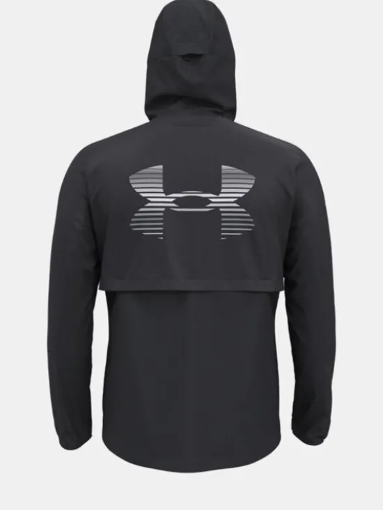 Under Armour Kurtka do biegania UA-6005897-001 Czarny Regular Fit