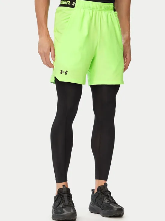 Under Armour Szorty sportowe Vanish Woven 6in 1373718 Zielony jasny Regular Fit