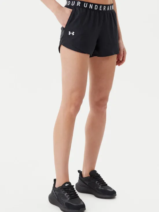 Under Armour Szorty sportowe Ua Play Up 3.0 1344552 Czarny Loose Fit