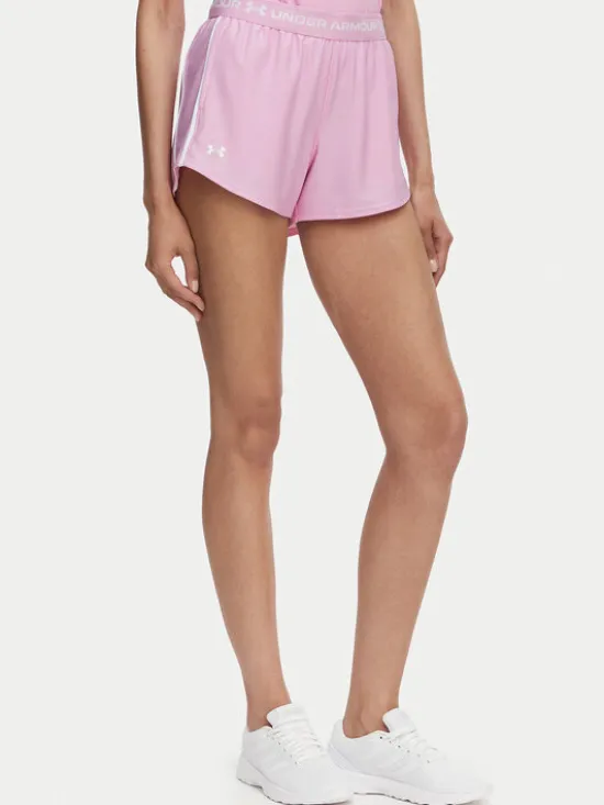 Under Armour Szorty sportowe Tech™ Play Up 1389882 Różowy jasny Regular Fit