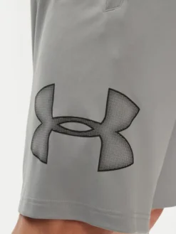 Under Armour Szorty sportowe Ua Tech Graphic Short 1306443-035 Szary Loose Fit