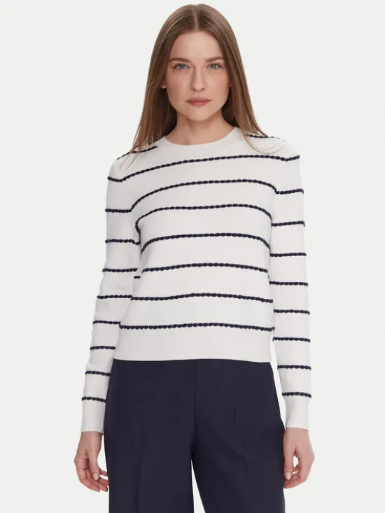 United Colors Of Benetton Sweter 104ME10EB Beżowy Regular Fit