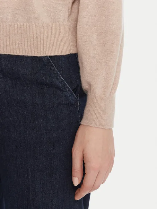 United Colors Of Benetton Sweter 1002D10BG Beżowy Relaxed Fit