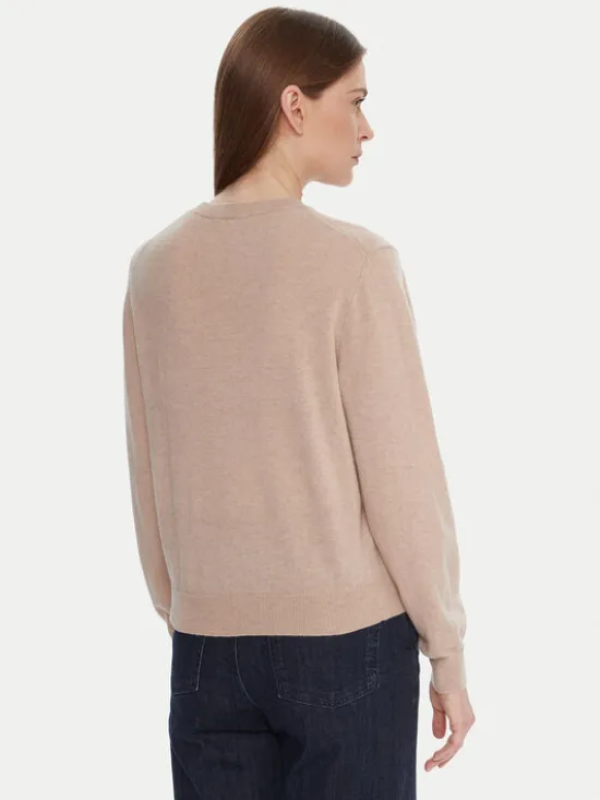 United Colors Of Benetton Sweter 1002D10BG Beżowy Relaxed Fit