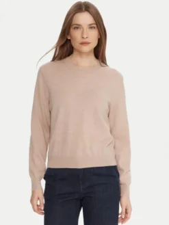 United Colors Of Benetton Sweter 1002D10BG Beżowy Relaxed Fit