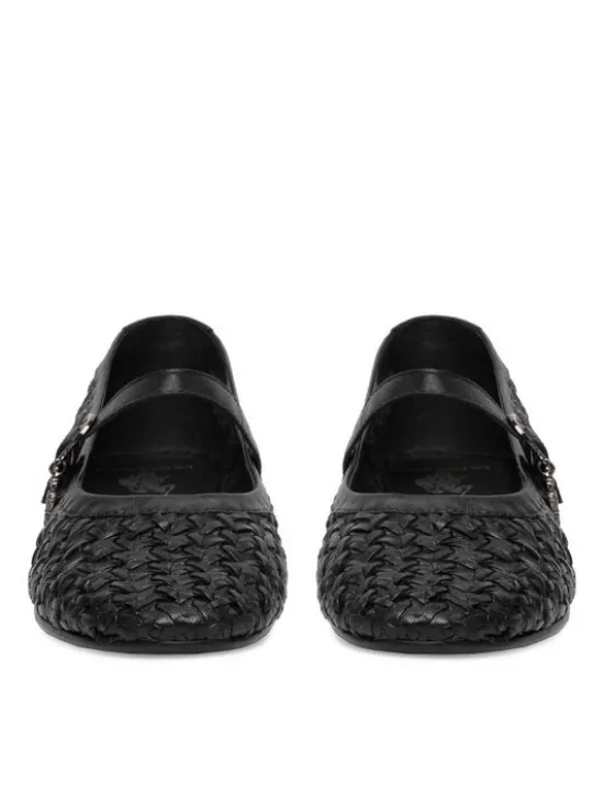 U.S. Polo Assn. Baleriny EO-LARISA001W/6L1 Czarny