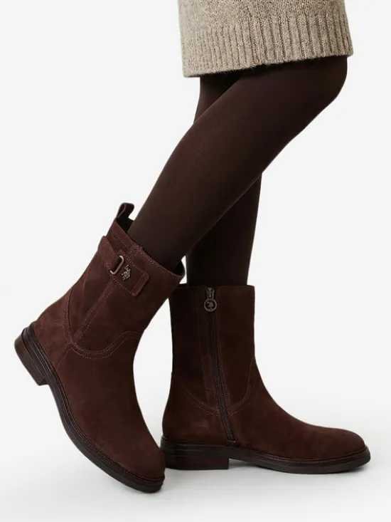 U.S. Polo Assn. Botki CEO-CORINA001W/ELT1 Brązowy