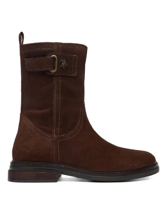 U.S. Polo Assn. Botki CEO-CORINA001W/ELT1 Brązowy