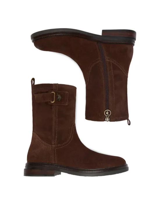 U.S. Polo Assn. Botki CEO-CORINA001W/ELT1 Brązowy