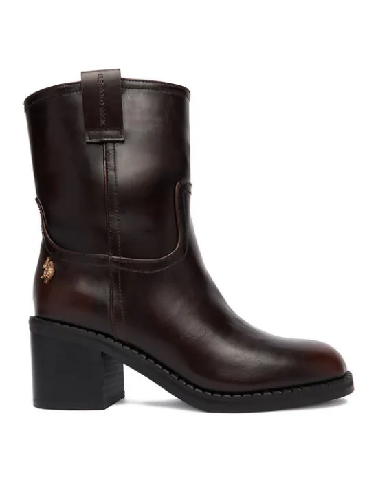 U.S. Polo Assn. Botki EO-KATIA001W/EY1 Brązowy