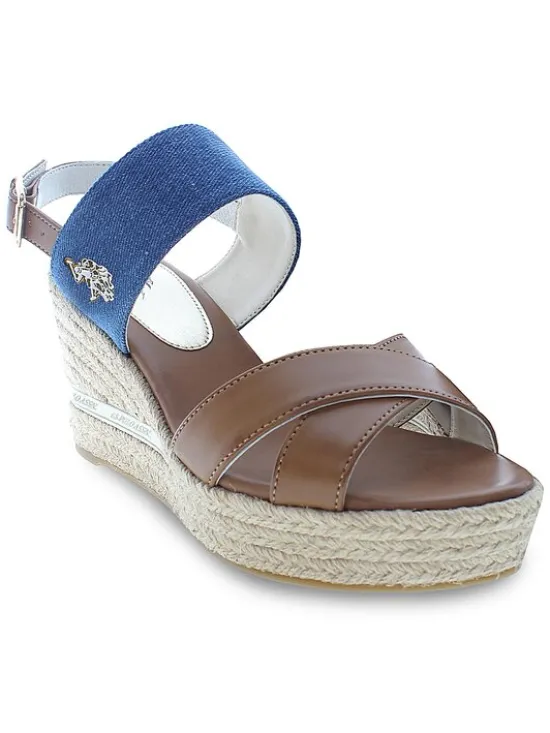 U.S. Polo Assn. Espadryle Alyss ALYSSA011 Brązowy