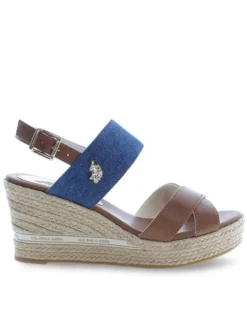U.S. Polo Assn. Espadryle Alyss ALYSSA011 Brązowy