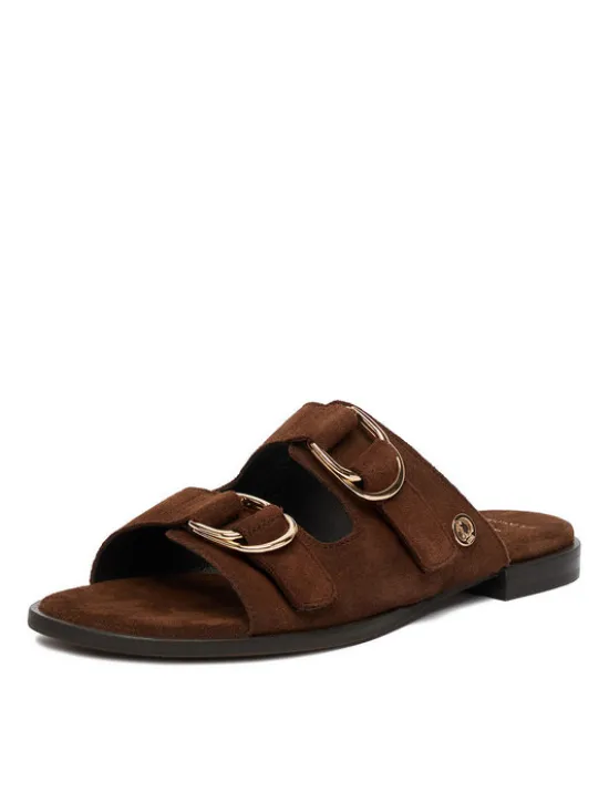 U.S. Polo Assn. Klapki EO-KATYA001W/6S1 Brązowy