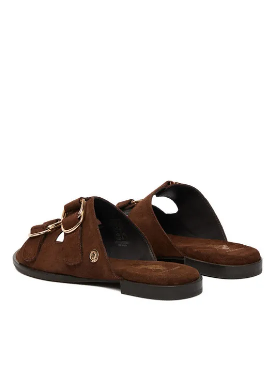 U.S. Polo Assn. Klapki EO-KATYA001W/6S1 Brązowy