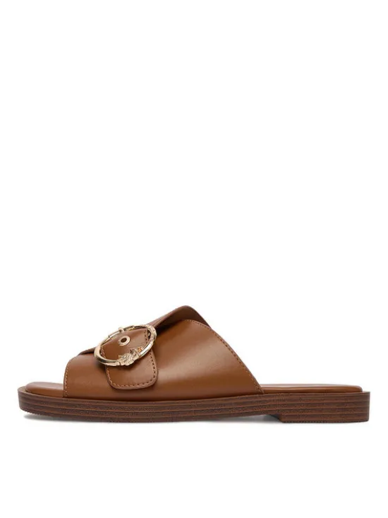 U.S. Polo Assn. Klapki EO-MARINA002W/6Y1 Brązowy