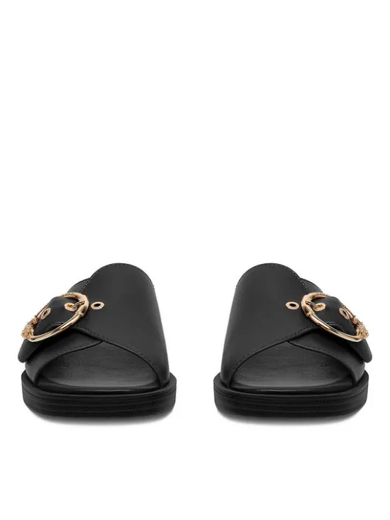 U.S. Polo Assn. Klapki EO-MARINA002W/6Y1 Czarny