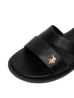 U.S. Polo Assn. Sandały EO-CASSIE003W/6Y1 Czarny