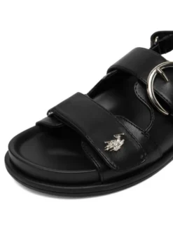 U.S. Polo Assn. Sandały EO-EDITH001W/6Y1 Czarny