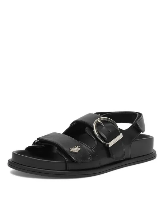 U.S. Polo Assn. Sandały EO-EDITH001W/6Y1 Czarny
