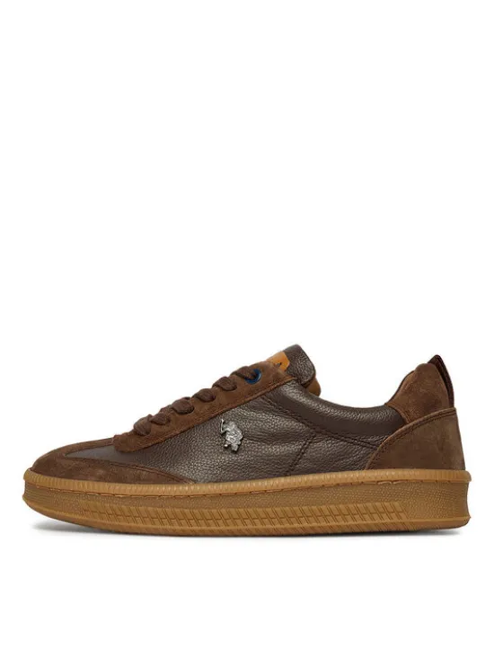 U.S. Polo Assn. Sneakersy EO-YANA001W/6SL1 Brązowy