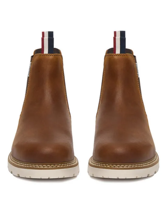 U.S. Polo Assn. Sztyblety EO-PATRIZ002M/ELE1 Brązowy