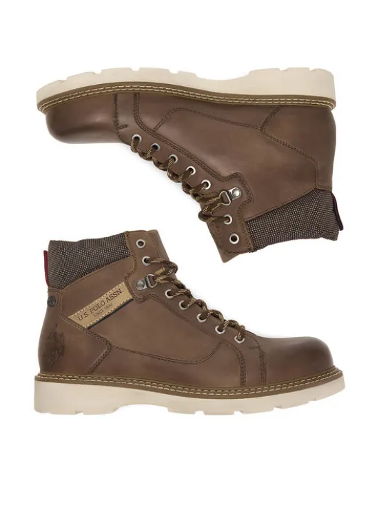 U.S. Polo Assn. Trzewiki EO-PATRIZ003M/ELN1 Brązowy