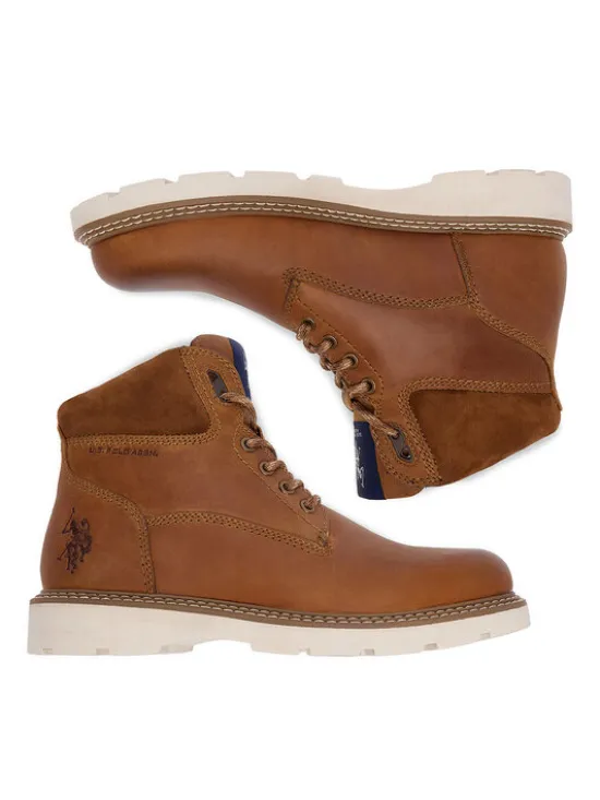 U.S. Polo Assn. Trzewiki EO-PATRIZ001M/EL1 Brązowy