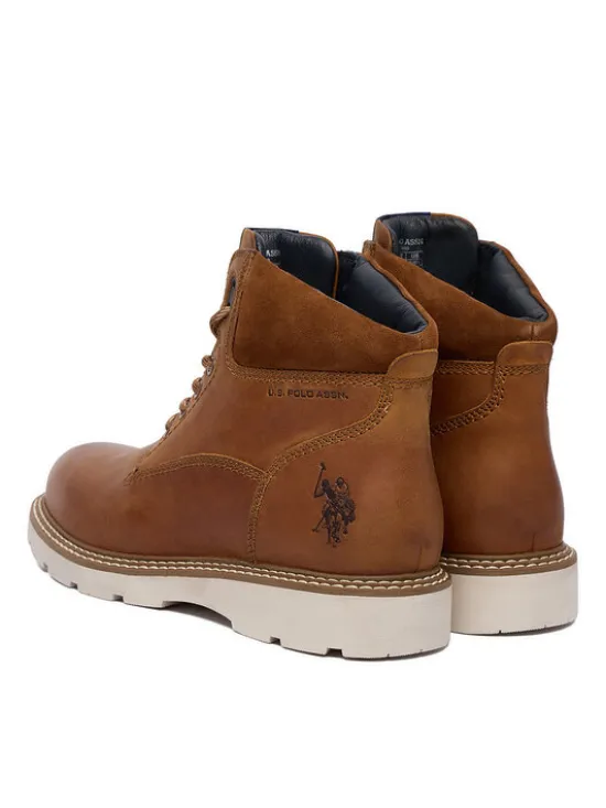 U.S. Polo Assn. Trzewiki EO-PATRIZ001M/EL1 Brązowy