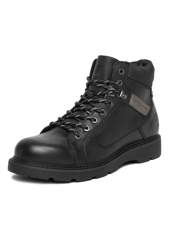 U.S. Polo Assn. Trzewiki EO-PATRIZ003M/ELN1 Czarny