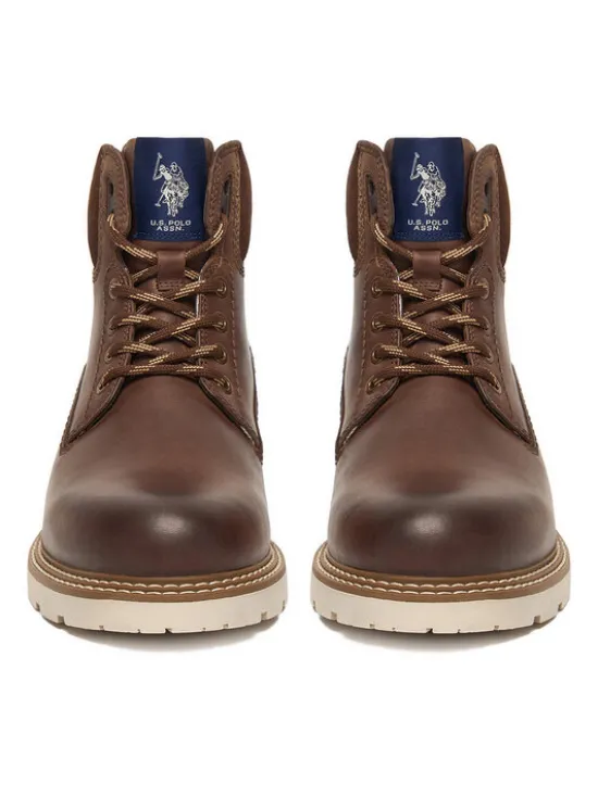 U.S. Polo Assn. Trzewiki EO-PATRIZ001M/EL1 Brązowy