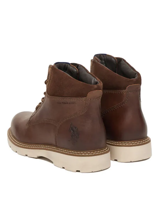 U.S. Polo Assn. Trzewiki EO-PATRIZ001M/EL1 Brązowy