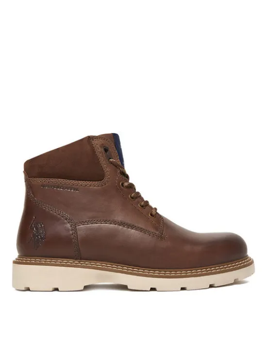 U.S. Polo Assn. Trzewiki EO-PATRIZ001M/EL1 Brązowy
