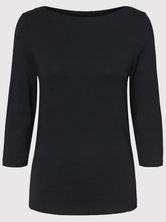 Vero Moda Bluzka Panda 10274133 Czarny Regular Fit