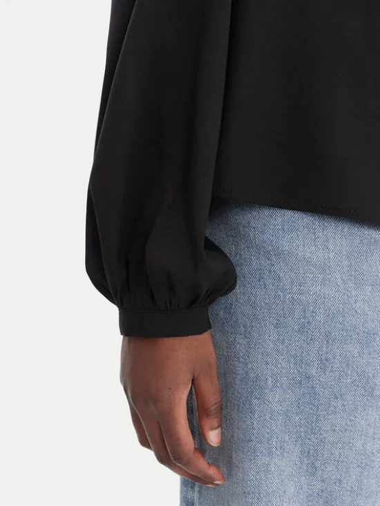 Vero Moda Bluzka Vmbella 10334524 Czarny Loose Fit