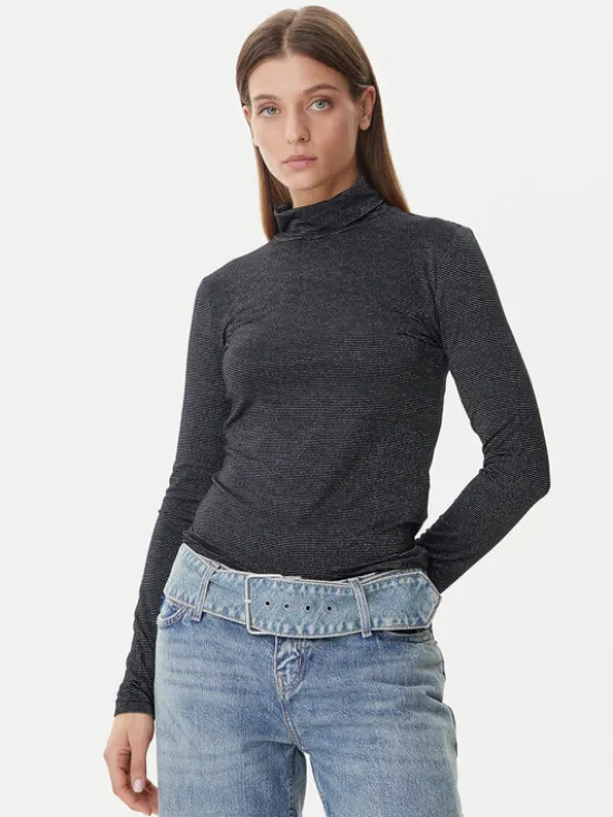 Vero Moda Golf Lava 10334586 Czarny Loose Fit