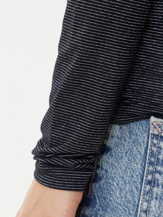Vero Moda Golf Lava 10334586 Czarny Loose Fit