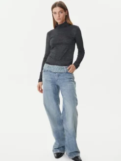 Vero Moda Golf Lava 10334586 Czarny Loose Fit