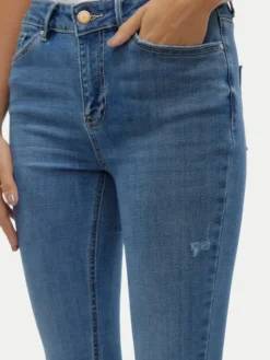 Vero Moda Jeansy Flash 10300173 Niebieski Skinny Fit