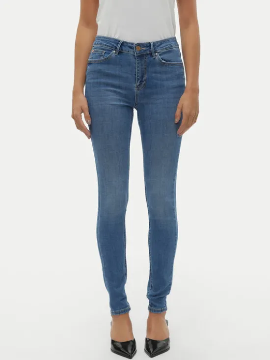 Vero Moda Jeansy Flash 10300173 Niebieski Skinny Fit