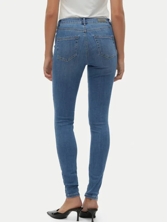 Vero Moda Jeansy Flash 10300173 Niebieski Skinny Fit