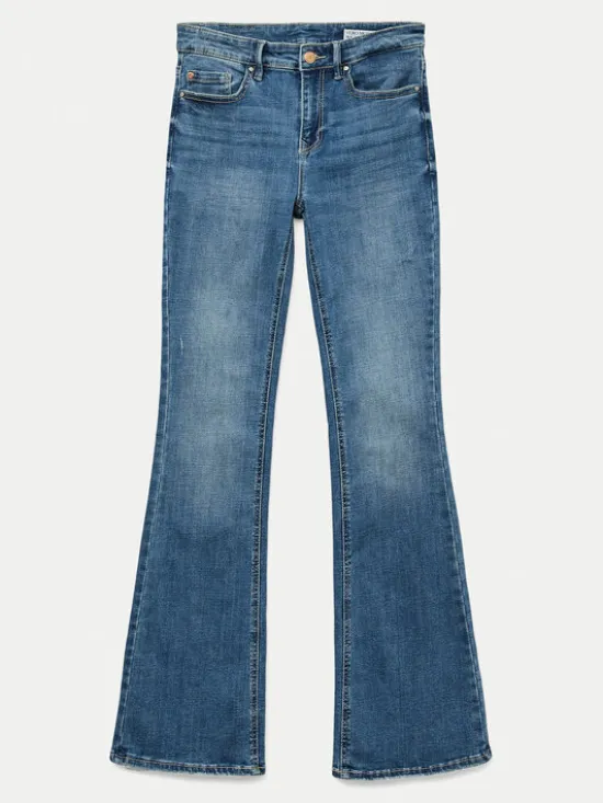 Vero Moda Jeansy Flash 10302478 Niebieski Flared Fit