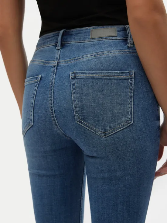 Vero Moda Jeansy Flash 10302478 Niebieski Flared Fit