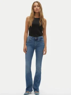 Vero Moda Jeansy Flash 10302478 Niebieski Flared Fit