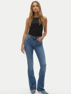 Vero Moda Jeansy Flash 10302478 Niebieski Flared Fit